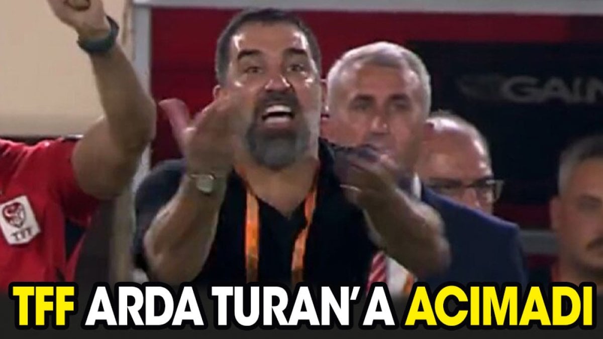 TFF Arda Turan'a acımadı