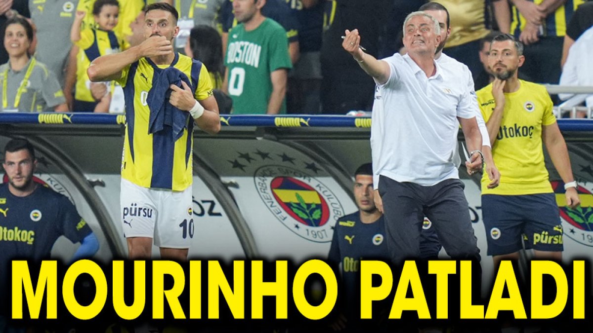 Mourinho patladı