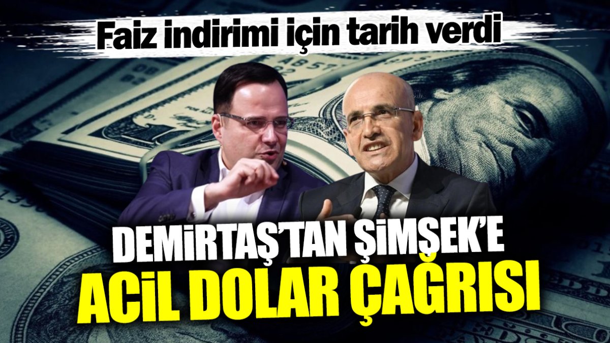 Özgür Demirtaş’tan Mehmet Şimşek’e acil dolar çağrısı