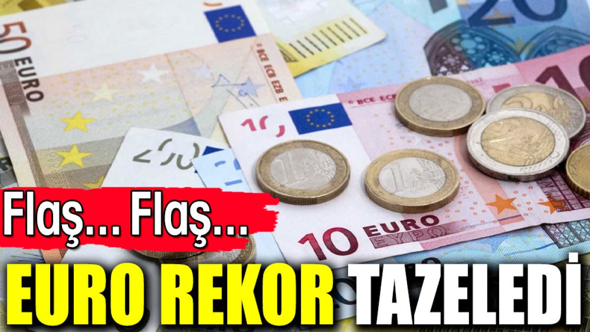 Flaş… Flaş… Euro rekor tazeledi