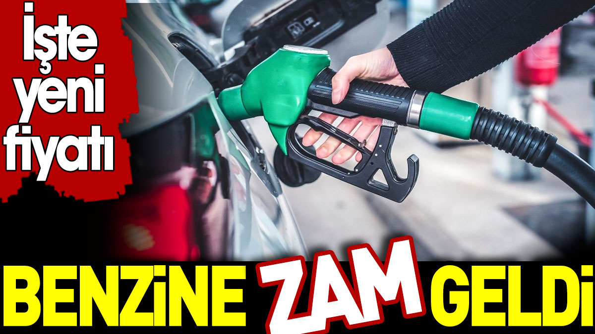 Benzine zam geldi. İşte yeni fiyatı