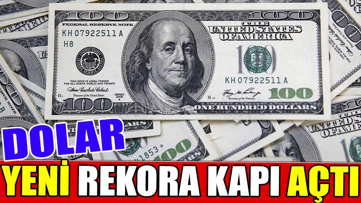 Dolar yeni rekora kapı açtı