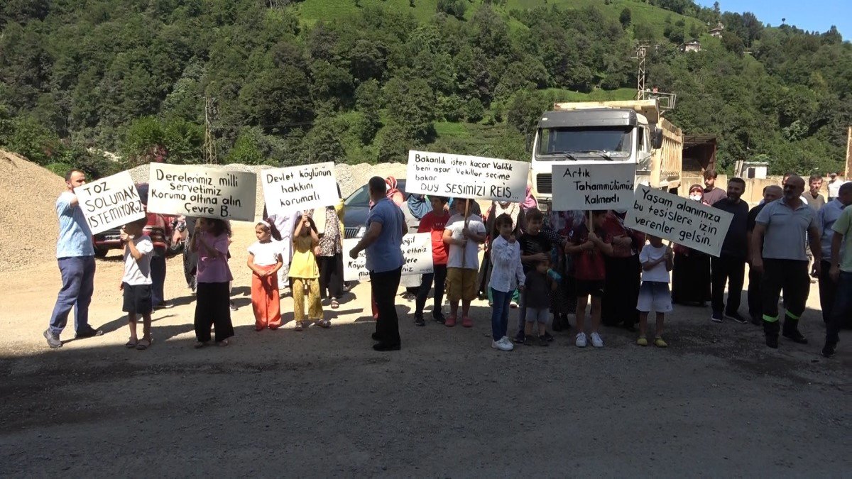 Zincirliköprü köyü toz ve gürültüden bıkmış: Taş ocaklarına tepki