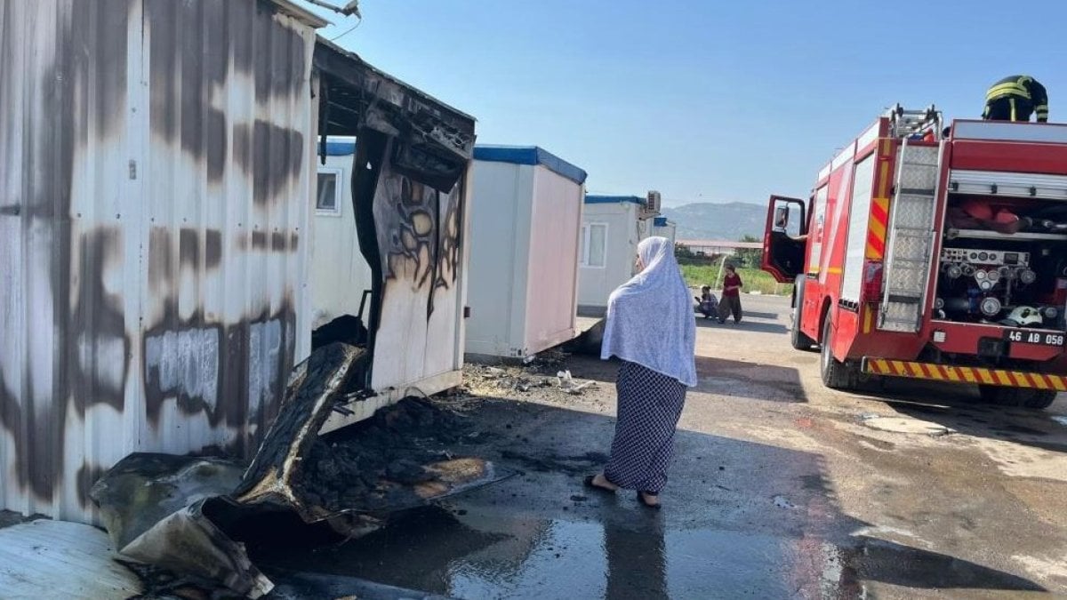 Kahramanmaraş Havalimanı'nda yangın