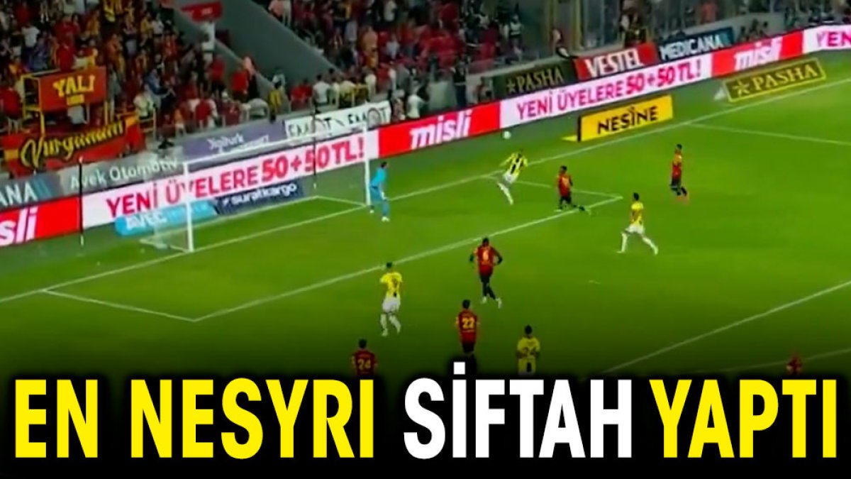 En Nesyri siftah yaptı