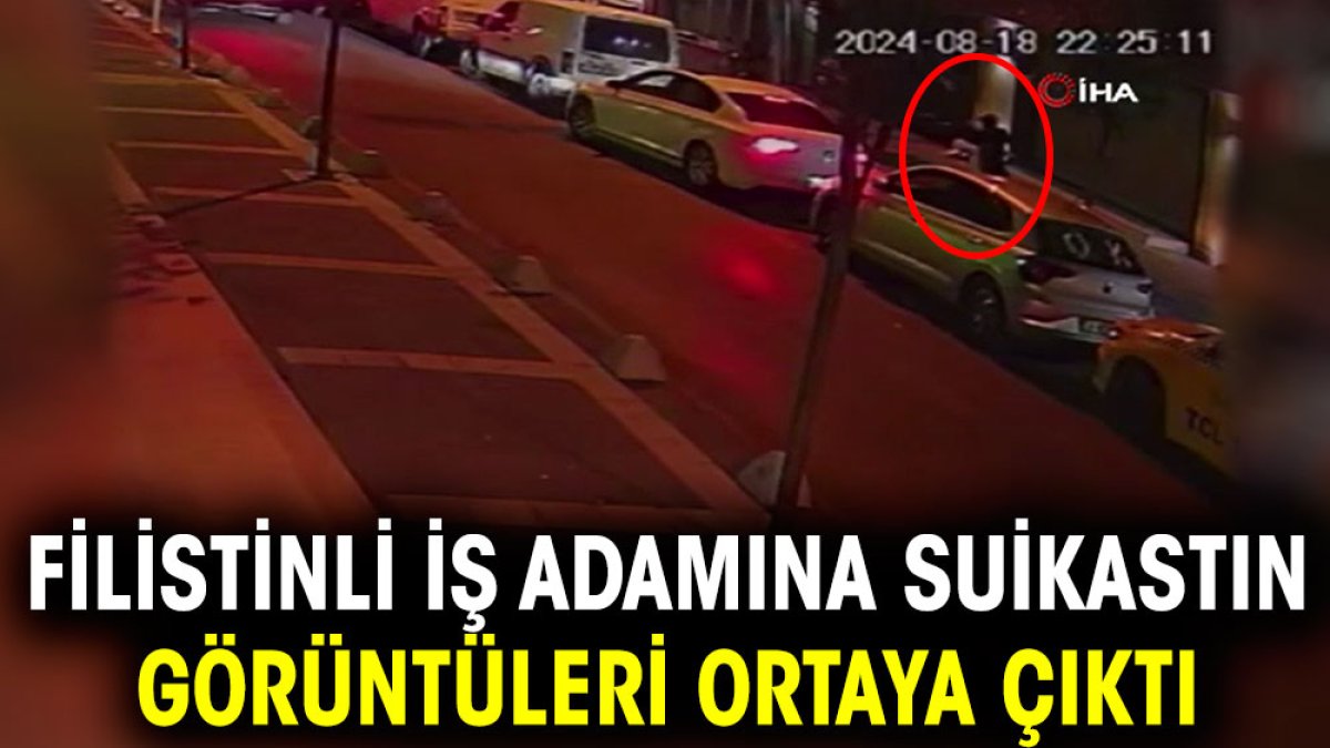 Filistinli iş adamına suikastın görüntüleri ortaya çıktı