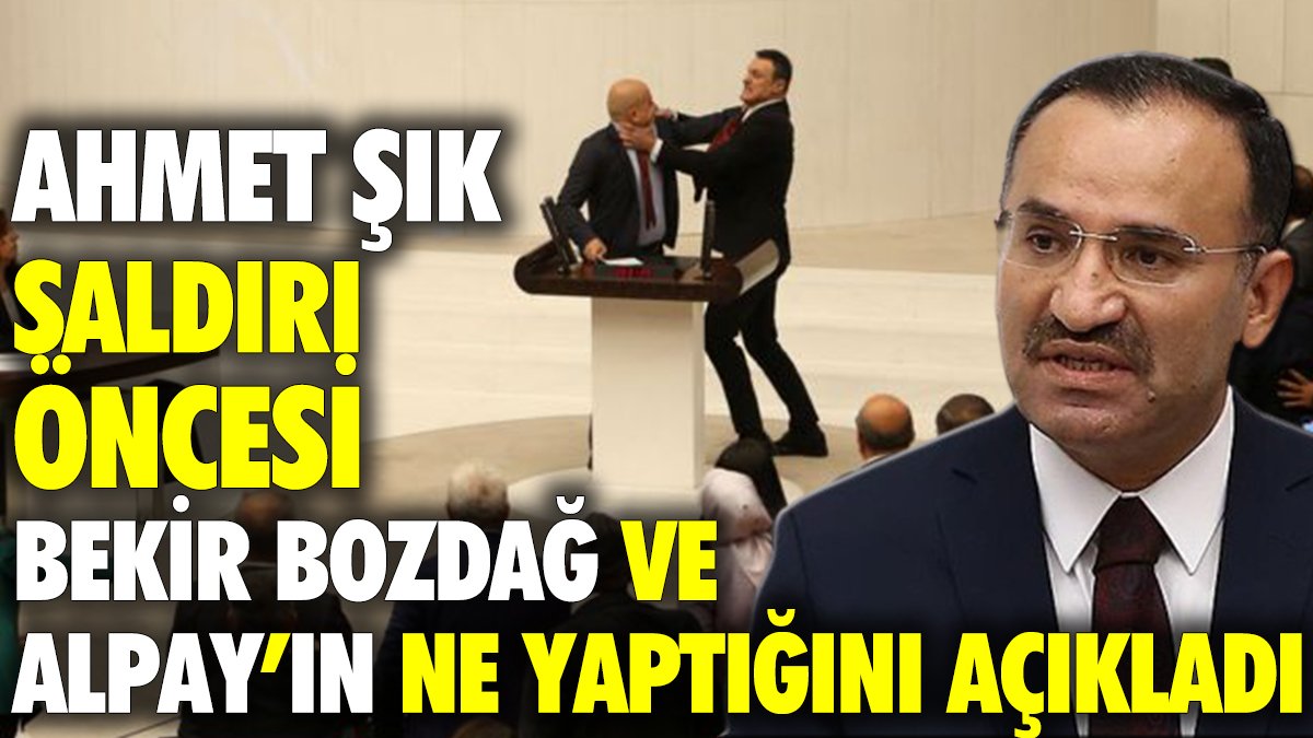 Ahmet Şık saldırı öncesi Bekir Bozdağ ve Alpay'ın ne yaptığını açıkladı