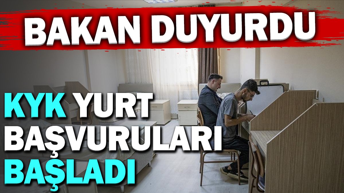 Son dakika.. KYK yurt başvuruları başladı