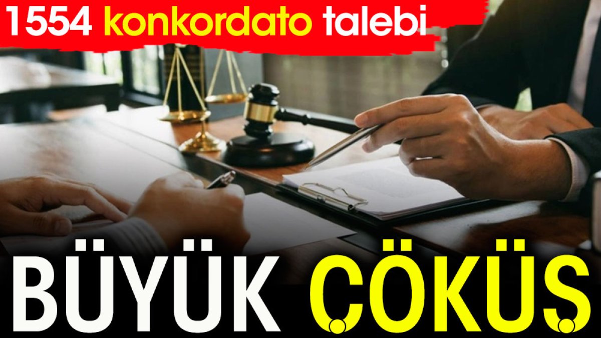 Büyük çöküş. 1554 konkordato talebi