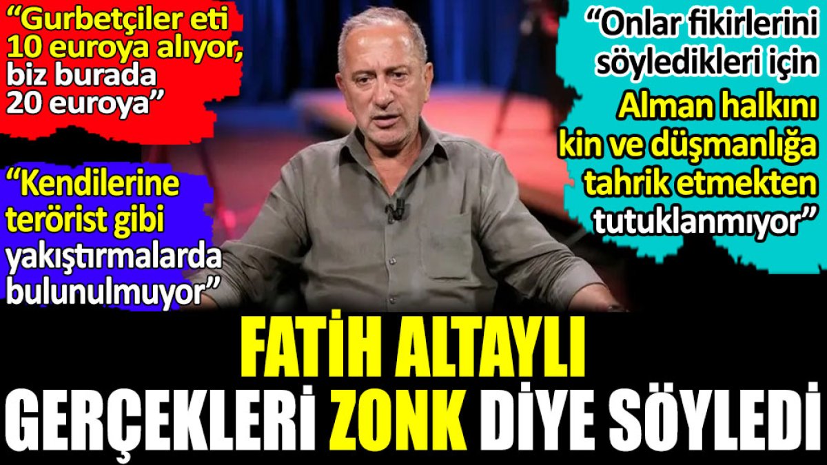 Fatih Altaylı gerçekleri zonk diye söyledi