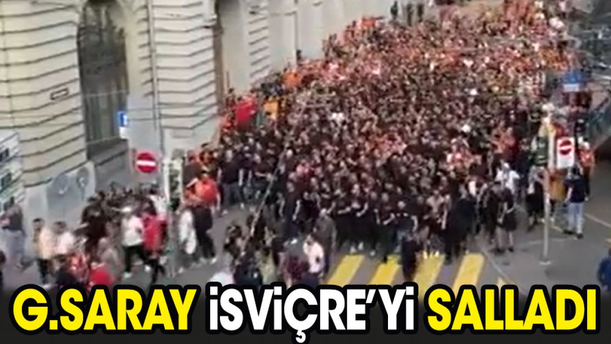 Galatasaray İsviçre'yi salladı