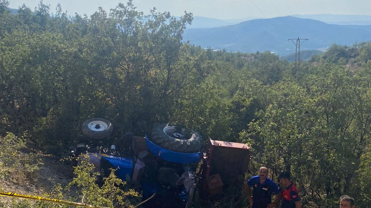 Amasya'da traktörün altında kalarak öldü