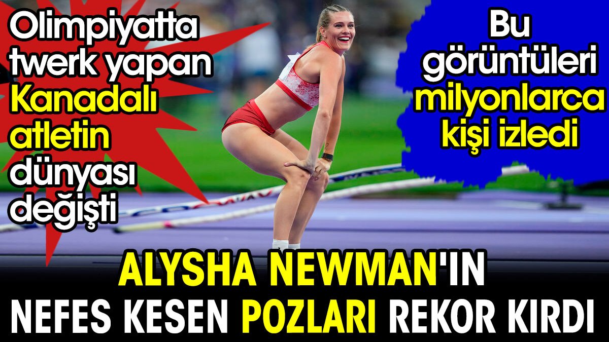 Olimpiyatta twerk yapan Alysha Newman'ın nefes kesen pozları