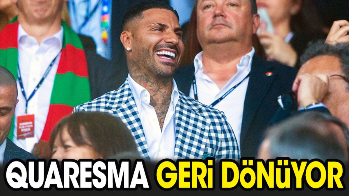 Quaresma geri dönüyor