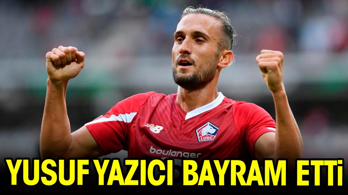 Yusuf Yazıcı bayram etti