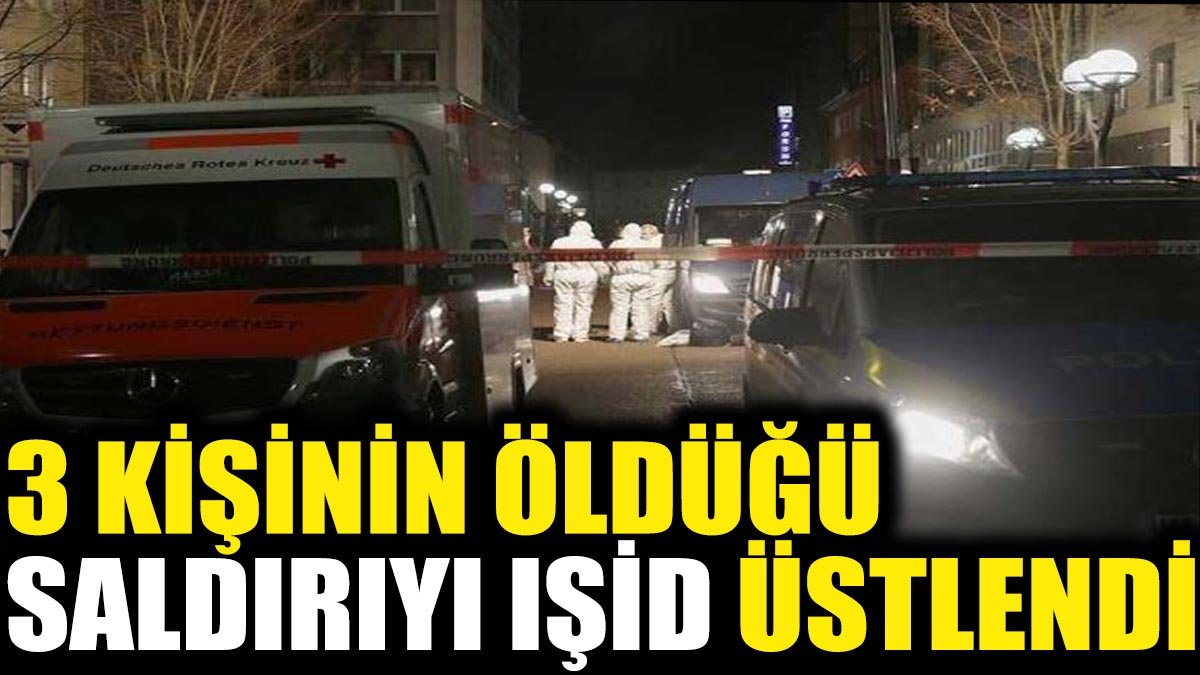 3 kişinin öldüğü bıçaklı saldırıyı IŞİD üstlendi