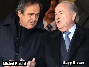 Blatter ve Platini'ye büyük şok!