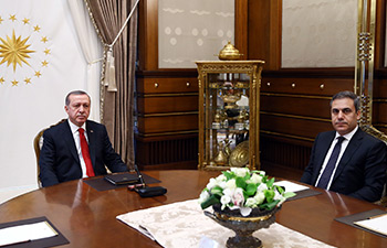 Erdoğan, Fidan’la Ak Saray’da görüştü