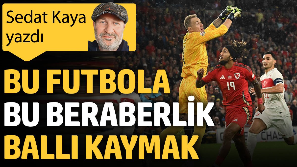 Bu futbola bu beraberlik ballı kaymak