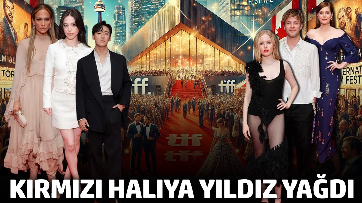 Kırmızı halıya yıldız yağdı