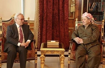 Barzani, AP Başkan Yardımcısı ile görüştü