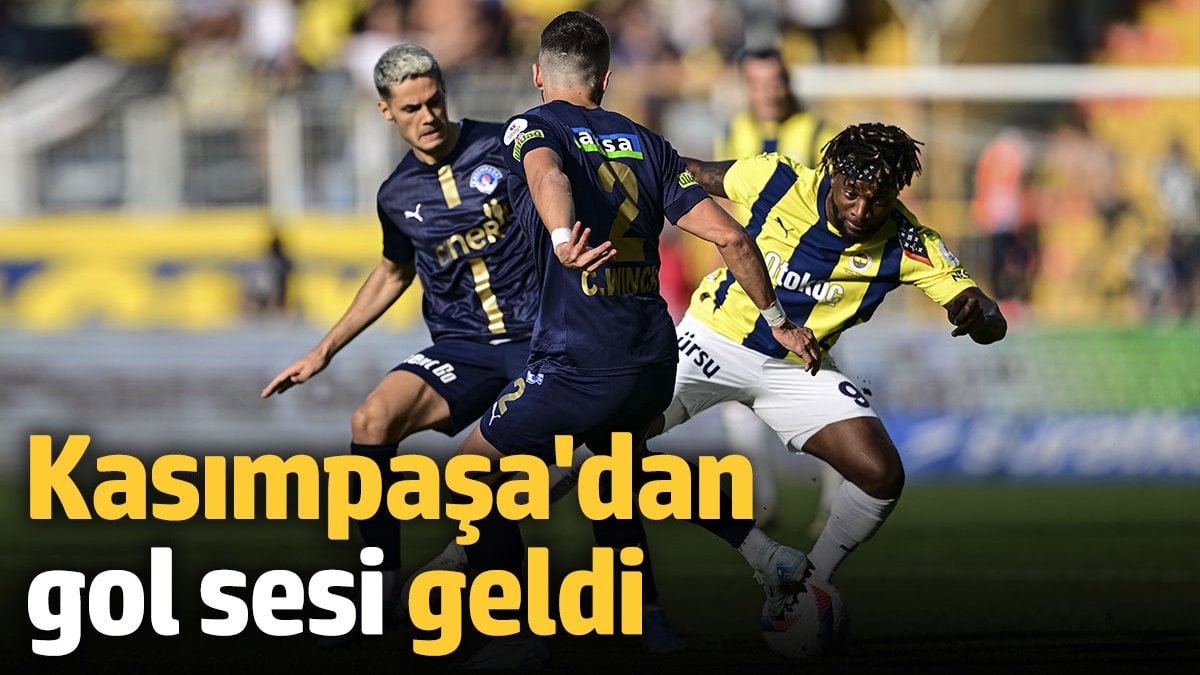 Kasımpaşa'dan gol sesi geldi