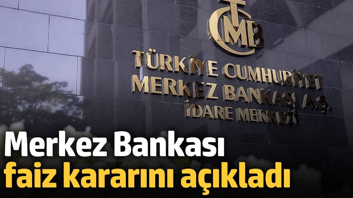 Merkez Bankası faizi sabit tuttu