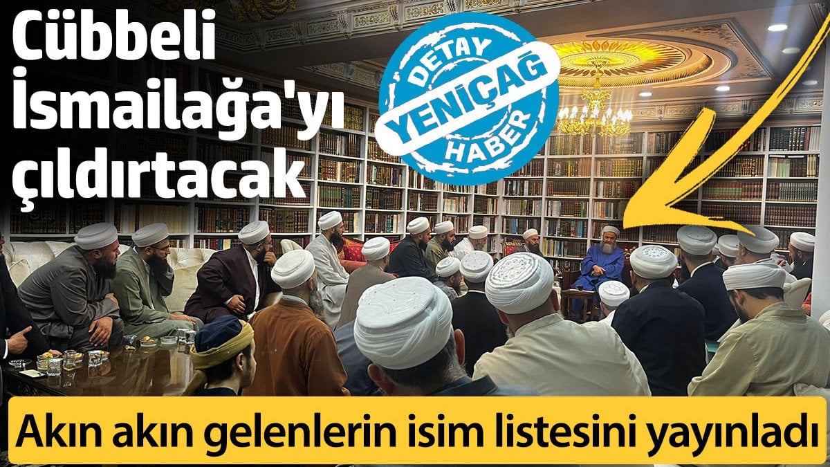 Cübbeli Ahmet İsmailağa'dan kopan hocaların evine geldiğini açıkladı. İsim isim liste verdi