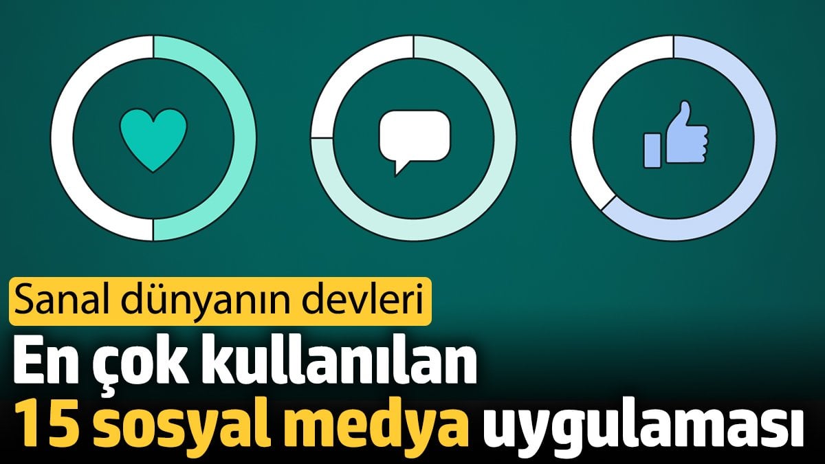 Sanal dünyanın devleri: En çok kullanılan 15 sosyal medya uygulaması