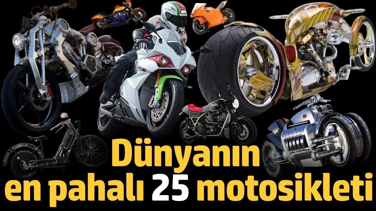 Dünyanın en pahalı 25 motosikleti