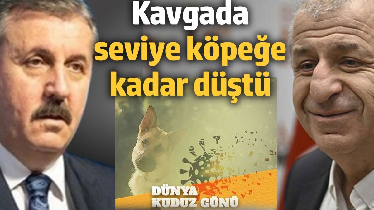 Özdağ Destici kavgasında seviye köpeğe kadar düştü