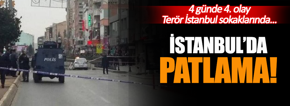 Sultanbeyli'de patlama: 2 yaralı!