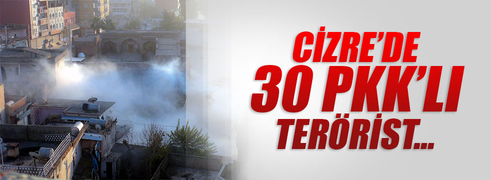 Cizre'de 7 binada 30 PKK'lının cesedi ele geçirildi