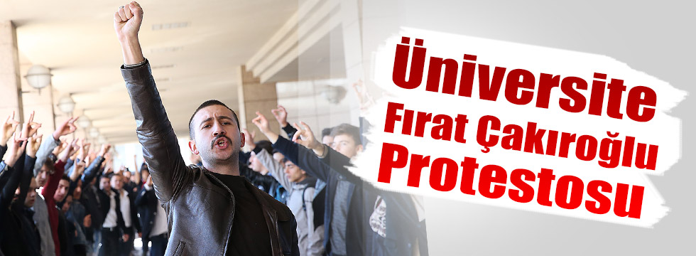 Ege Üniversitesi'nde Fırat Protestosu