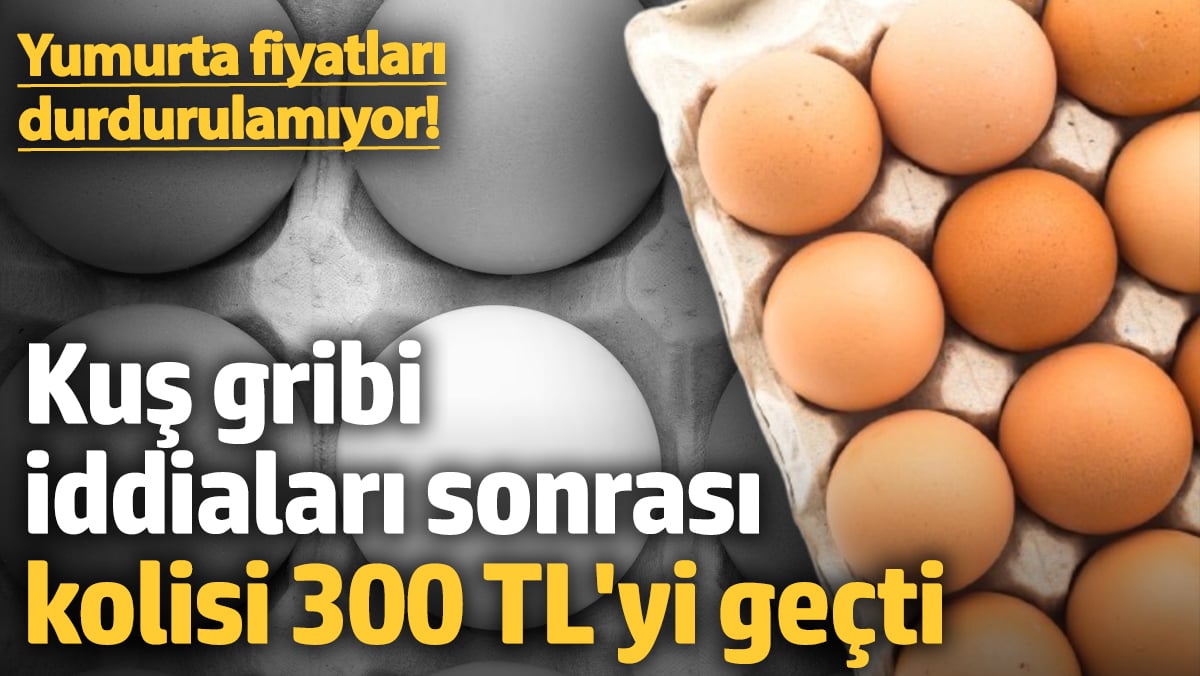 Yumurta fiyatları durdurulamıyor! Kuş gribi iddiaları sonrası koli fiyatları uçtu