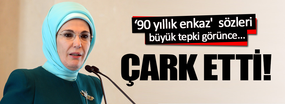Emine Erdoğan'dan '90 yıllık enkaz' çarkı!