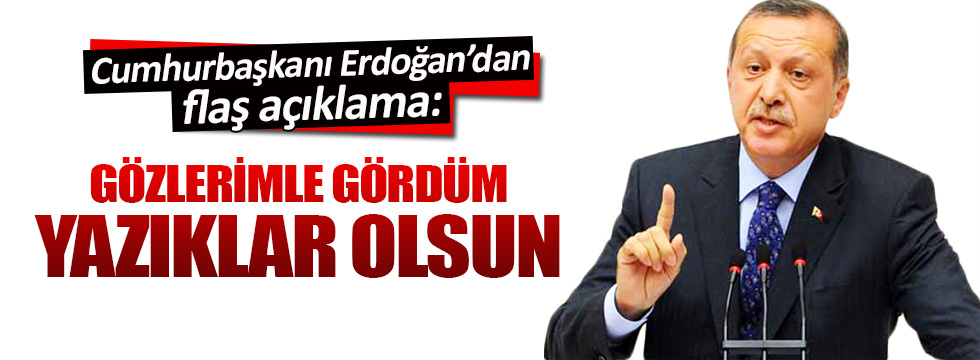 Cumhurbaşkanı Erdoğan'dan flaş sözler!