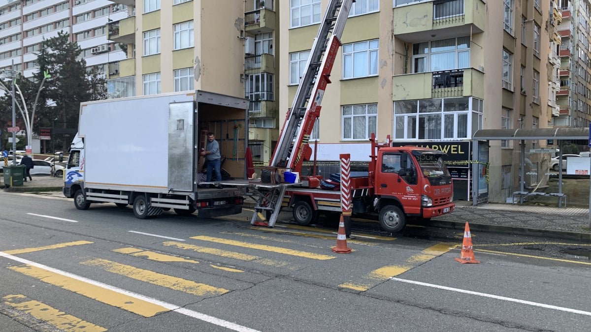 Rize'de fırtına 8 katlı binayı boşalttı!