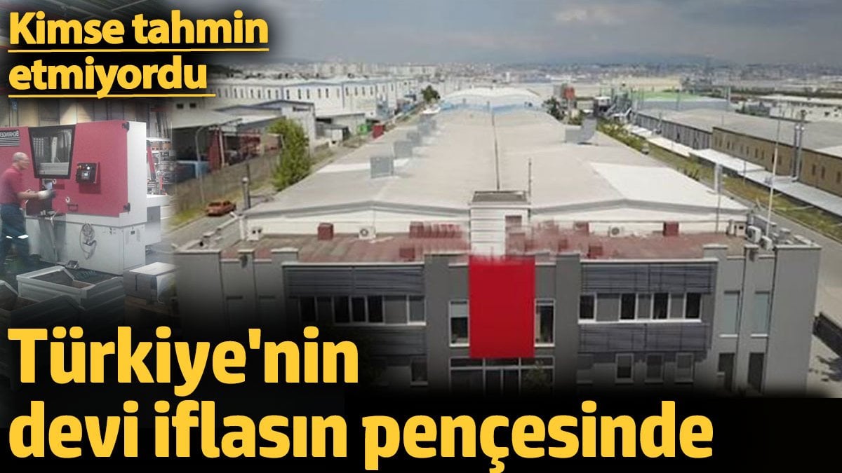 Türkiye'nin devi iflasın pençesinde. Kimse tahmin etmiyordu