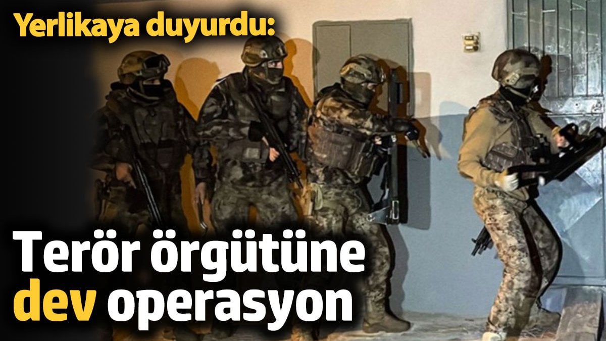 Ali Yerlikaya duyurdu: Terör örgütüne dev operasyon