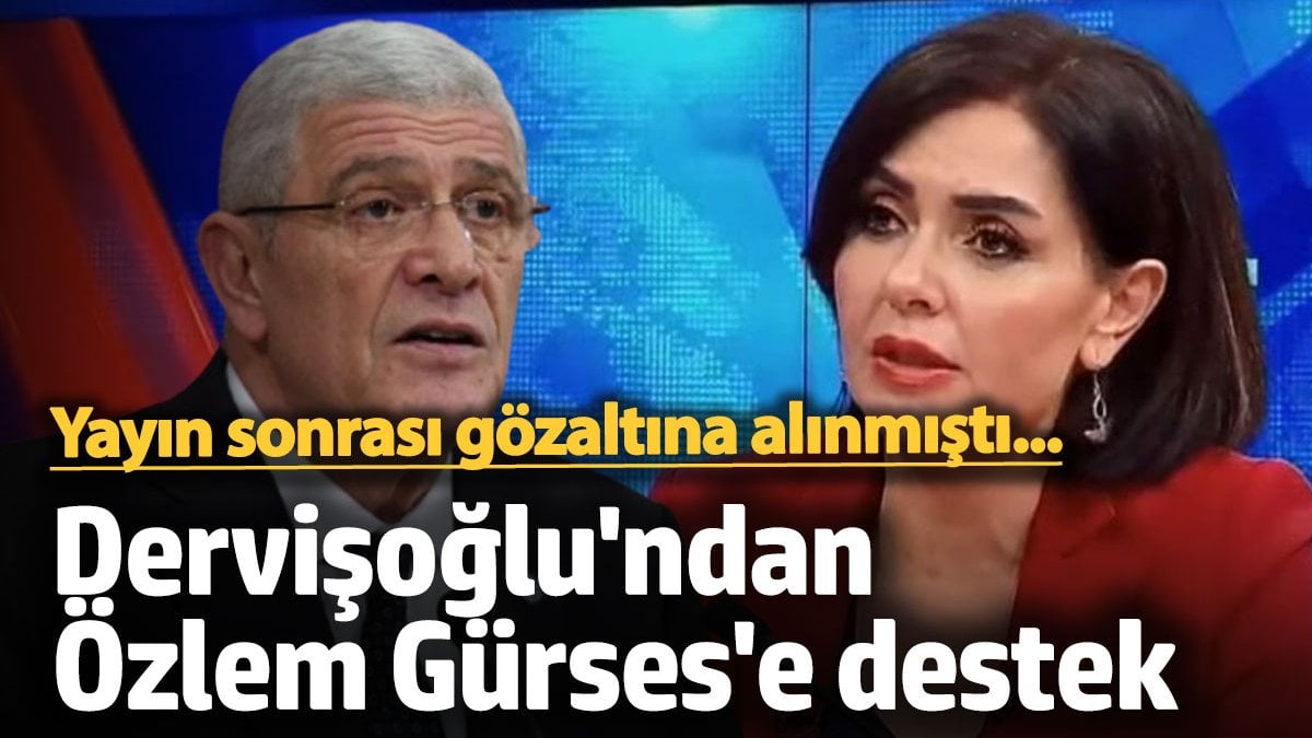 Akşam saatlerinde gözaltına alınmıştı! Müsavat Dervişoğlu'ndan Özlem Gürses'e destek mesajı