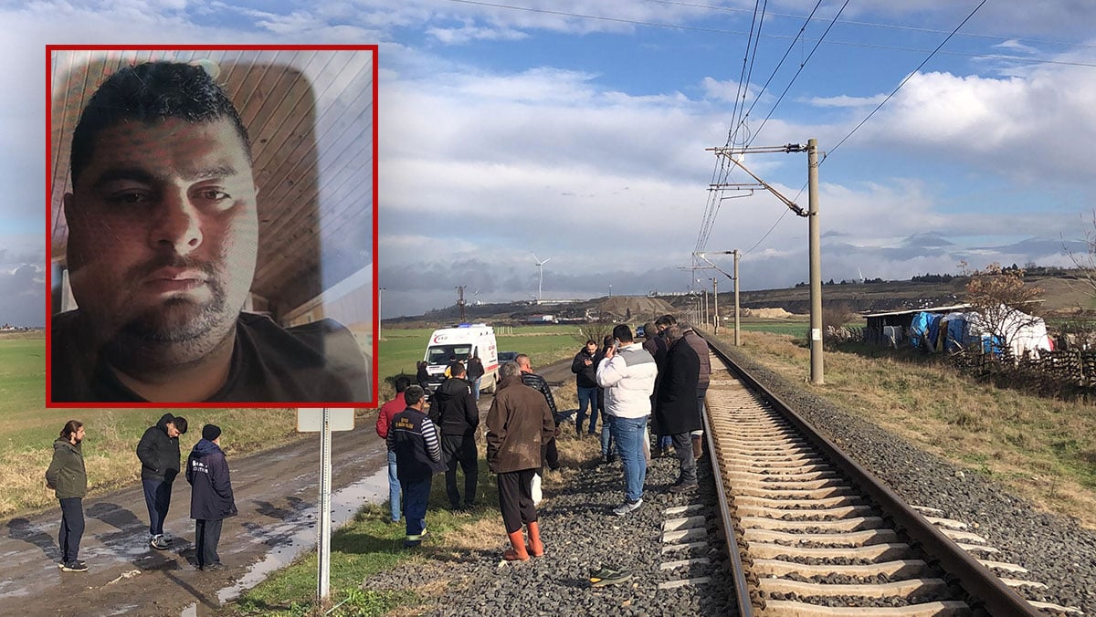 Tekirdağ trenin çarptığı yaya hayatını kaybetti