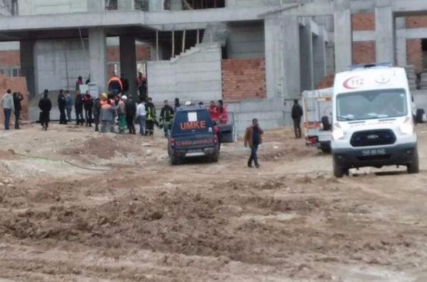 Kırşehir'de huzurevi inşaatı çöktü!