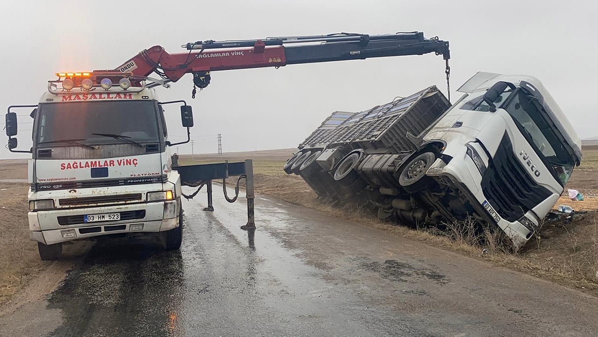 Afyonkarahisar’da bir anlık dikkatsizlik pahalıya mal oldu