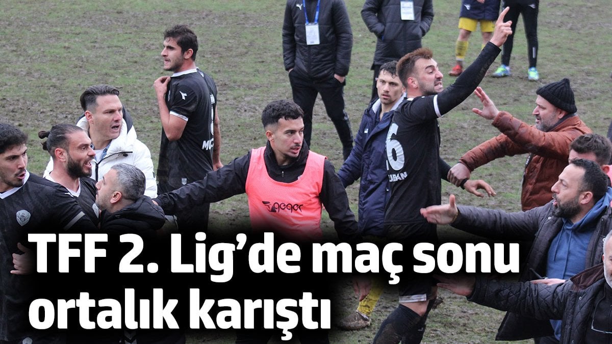 TFF 2. Lig’de maç sonu ortalık karıştı