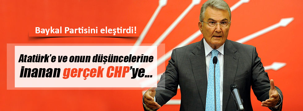 Baykal'dan HDP'leşen CHP'ye tepki