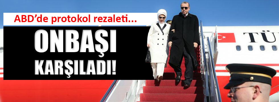 Erdoğan'a ABD'de karşılama rezaleti!