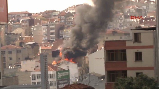 İstanbul'da yangın paniği!