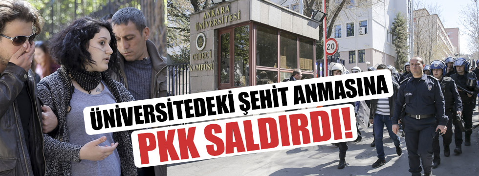 Ankara Üniversitesi’nde Savcı Kiraz Pankartına Saldırı!