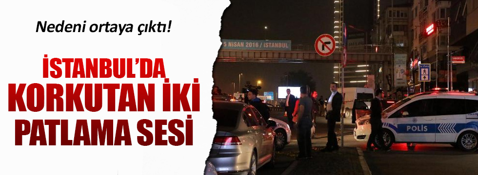 İstanbul'da 2 ses bombası patladı!